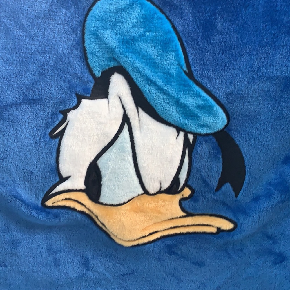 Disney Donald Duck Plush Fleece Sweatshirt - Picture 2 of 5